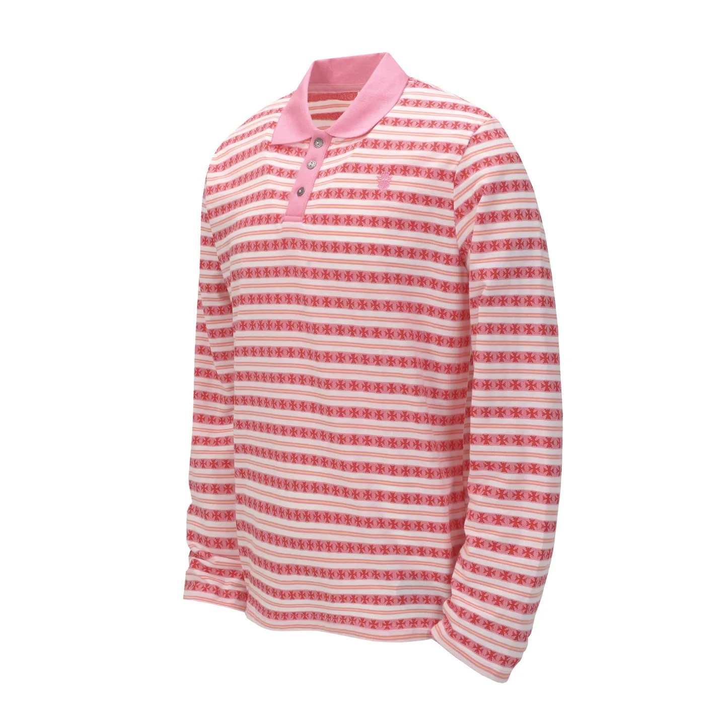 P190 -Chrome Hearts/Chrome Hearts 25ss season's most popular striped yarn-dyed long-sleeved T-shirt -High weight, high density and high quality. The wool is soft, delicate and skin-friendly. It feels soft and silky. It has excellent warmth and skin-friendly properties. -Customized weaving and dyeing, no color difference, no matter the fabric or workmanship details, beat the ordinary version on the market. -Colour: black, gray, blue, pink, green -Size: S M L XL